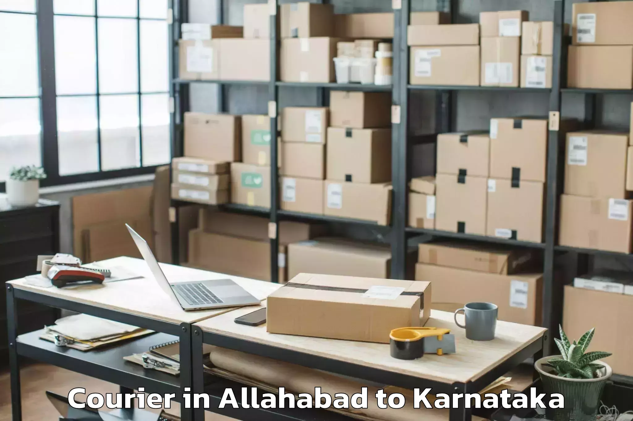 Get Allahabad to Karnataka Janapada Vishwavidya Courier